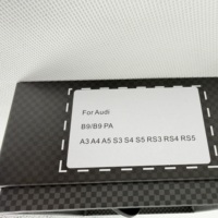 Accessoires de volant en fibre de carbone 12K véritable pour Audi B9/B9 PA A3 A4 A5 S3 S4 S5 RS3 RS4 RS5, avec palettes de changement de vitesse magnétiques améliorées