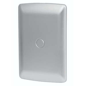Volteck PPC-IP linea italiana argento piastra ABS parete interruttori Design cieco - Product Image 1