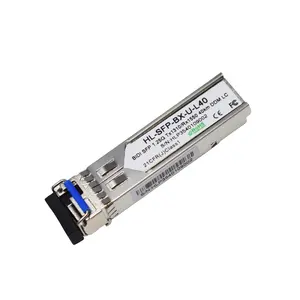 GLC-BX-D-40KM/GLC-BX-U-40KM 1000BASE-BX SFP 1550TX/1310RX 40KM DOM LC单工光学模块