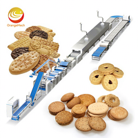 Ligne de production industrielle automatique continue de biscuits digestifs, de biscuits à la crème, de fabrication de biscuits, de cuisson, machine à faire des bretzels