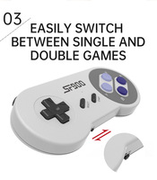 Console de jeu rétro classique SF900 16 bits sans fil pour Console TV Snes 4k HD Game Stick