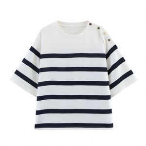 Manufacturer Wholesale 2026 New Women's Summer Short-Sleeved Printed T-<b>Shirt</b> 100% Cotton Breathable Anti-Wrinkle Loose Fit - Product Image 1