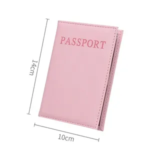 1 Funda de Pasaporte de PU para Mujer, Diseño Moderno, Modelos para Parejas, Funda de Pasaporte de Viaje para Chicas, Funda de Tarjetas Unisex, Tarjetero para Hombre - Product Image 4