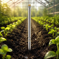 Excellente pompe submersible monophasée 4 pouces en acier inoxydable 304 pour puits profond, débit de 16 m³/h, 11 étages, hauteur de refoulement de 65 m, pour l'irrigation agricole