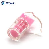 Verrou de sécurité antivol miniature en câble métallique, réglable, avec corps en plastique, pour scellage de compteurs, avec clé, vente en gros OEM