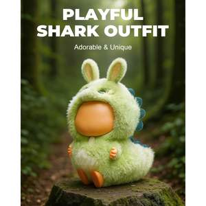 ชุดไดโนเสาร์ผ้ากำมะหยี่หนึ่งชิ้นขนาด17ซม. เสื้อผ้าตุ๊กตามีสไตล์น่ารักเนื้อนุ่มสำหรับเล่นบทบาทตุ๊กตา laefae สำหรับเด็กวัย20 + - Product Image 5