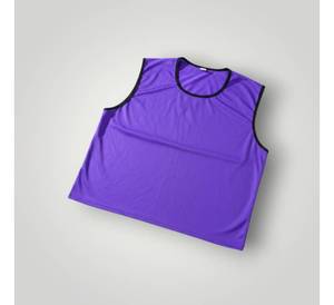 Gilet de sport jaune sans manches en polyester respirant pour entraînement d'équipe toutes saisons, coupe universelle - Product Image 2