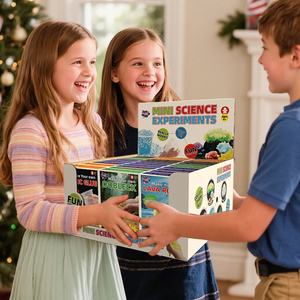 Mini kit de laboratoire, jouet d'expériences scientifiques DIY pour enfants de 6 à 12 ans - Product Image 5