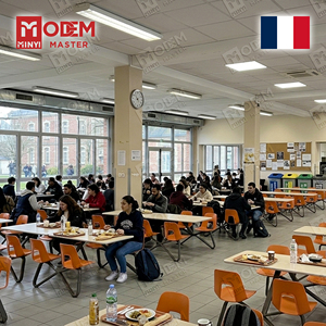 Ensemble <span class=keywords><strong>de</strong></span> mobilier <span class=keywords><strong>de</strong></span> cafétéria MINYI BOW <span class=keywords><strong>France</strong></span> : Bureau et chaise pour étudiants, et ensemble chaise pour la conception d'intérieur <span class=keywords><strong>de</strong></span> <span class=keywords><strong>restaurant</strong></span> - Product Image 1