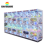 Distributeur automatique de jouets de jeu d'affichage de machine à capsules personnalisée à jetons populaire