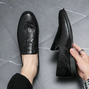 Zapatos de Cuero de Negocios de Alta Gama para Hombre, Diseño con Cordones Puntiagudos, Transpirables y Resistentes al Desgaste, para Primavera, Otoño e Invierno, Talla Grande - Product Image 5