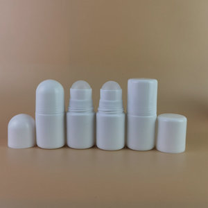 Manufacturer's White 30ml/50ml PE Plastic <strong>Roll</strong>-<strong>on</strong> <strong>Bottle</strong> for <strong>Deodorant</strong> Cosmetics Lotion &amp; Perfume Cylinder Shape - Product Image 6