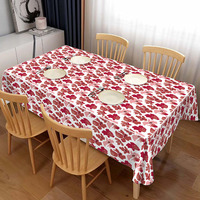 Nappe de table en pvc à imprimé floral, imperméable à l'huile, Offre Spéciale