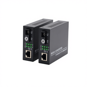 Convertidor <span class=keywords><strong>de</strong></span> <span class=keywords><strong>Medios</strong></span> <span class=keywords><strong>de</strong></span> <span class=keywords><strong>Fibra</strong></span> Óptica Simple OEM a Precio Más Bajo, 10/100/1000Mbps RJ45 3-20km SC Gigabit - Product Image 2