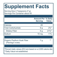 Fabricant en gros de suppléments personnalisés pour la santé intestinale, OEM, marque privée, poudre de fibres solubles de psyllium pur non aromatisé 6g