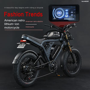 Vélo électrique tout-terrain AKEZ Kingkong 1500W 52V 55Ah en alliage d'aluminium pour adultes, pneus larges, puissant, haute vitesse, stock USA - Product Image 5