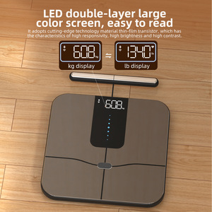Báscula Inteligente Lefu 32x32 cm con Pantalla LED, Monitor de Salud Bluetooth con Batería para Adultos - Product Image 4