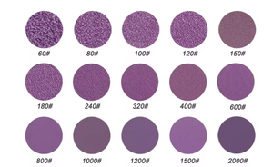 Papier abrasif rond de haute qualité de 115 mm (4,5 pouces) <span class=keywords><strong>pour</strong></span> le polissage des meubles avec étiquette privée personnalisée - Product Image 2