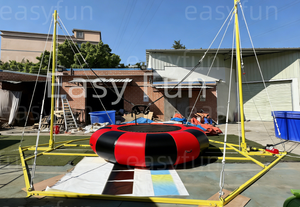 Jeu de saut à l'élastique intérieur de qualité commerciale Easyfun pour enfants, <span class=keywords><strong>trampoline</strong></span> gonflable pour <span class=keywords><strong>4</strong></span> <span class=keywords><strong>personnes</strong></span> pour les fêtes foraines - Product Image 6