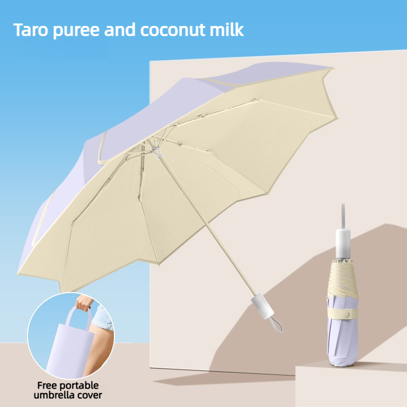 Purée de taro et lait de coco