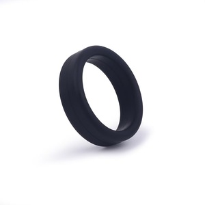 Anillo de Pene negro de silicona suave de alta calidad, anillos de pene para retrasar la eyaculación, Juguetes sexuales pequeños para hombres, productos masculinos - Product Image 3