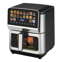 Promo Panas! Air Fryer Digital 9L Stainless Steel, Tanpa Minyak, Smart Air Fryer Pemanas Ganda, Kapasitas Besar, Oven Rumah Tangga