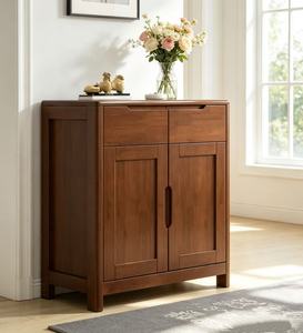 Modern Solid Wood <b>Shoe</b> <b>Storage</b> Cabinet With Doors And Drawers For Entryway Home Furniture Traditional Design Style - Product Image 1
