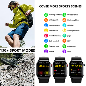 Reloj Inteligente F530 con Bomba de Aire, Presión Arterial, Frecuencia Cardíaca, ECG, Temperatura Corporal, Monitoreo de Salud, Alarma de Caídas, Rastreador de Actividad Física - Product Image 6
