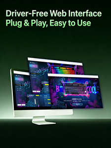 GravaStar Mercury V75 Star Core Hall Effect Magnetic Gaming <b>Keyboard</b>, 75% Layout Wired 8K Polling Rate RGB Mechanical <b>Keyboard</b> - Product Image 3