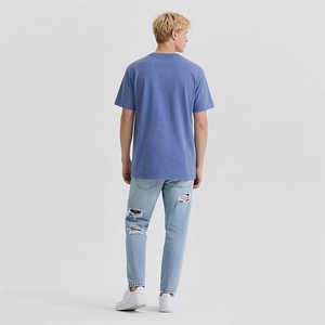 <span class=keywords><strong>T</strong></span>-<span class=keywords><strong>shirt</strong></span> Grafica Vintage Zewu Rock <span class=keywords><strong>Band</strong></span> - Manica Corta, Cotone Lavato, Top per Festival <span class=keywords><strong>Musicali</strong></span> - Product Image 5