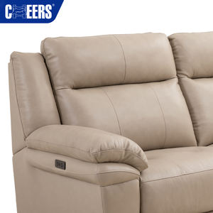 <span class=keywords><strong>MANWAH</strong></span>-Sofá de salón de 3 plazas extensible reclinable, tapizado de cuero sintético moderno, con USB - Product Image 5