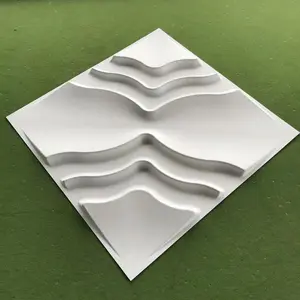 免费送货 3d 石膏棒壁纸/墙板 3d