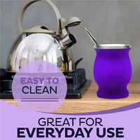 Ensemble de tasse et bombilla pour yerba mate, ensemble de yerba mate, gourde pour yerba mate, tasse à thé de 8 oz