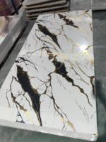 Panneaux muraux en PVC imprimés sur mesure, ignifuges, recyclables, imperméables, épaisseur 3 mm, pour salle de bain, entrepôt, villa, décoration de fond de télévision