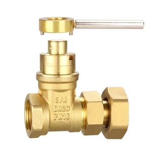Válvula de Compuerta de Cobre Amarillo con Bloqueo Magnético de 1 Pulgada para Suministro de Agua en Sistemas de Tuberías - Product Image 3