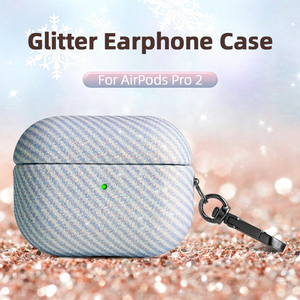 Housse pour écouteurs en Fiber de <span class=keywords><strong>carbone</strong></span> aramide de haute qualité dispositif de protection élégant pour casque <span class=keywords><strong>Airpods</strong></span> fabriqué en PC Durable - Product Image 4