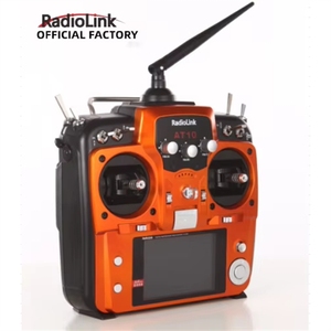 Pièces de voiture RC, télécommande <span class=keywords><strong>RadioLink</strong></span>, émetteur RC professionnel <span class=keywords><strong>AT10II</strong></span>, télémétrie en temps réel RSSI, sortie de signal SBUS/PWM/PPM - Product Image 1