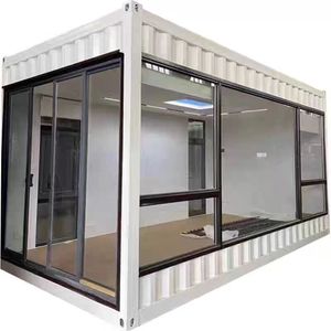 Op maat ontworpen luxe prefab resort villa hotel stalen frame container houten huis 2 slaapkamer vakantiehuis badkamer keuken - Product Image 4