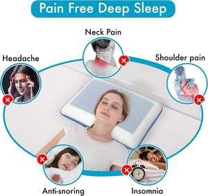 Best Neck Cervical Orthopedic Sleeping Orthopaedic Gel Bread Memory Foam <b>Pillow</b> - Product Image 5