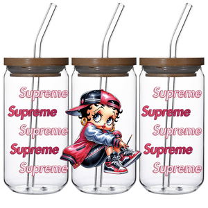 Mickey mini chuột tùy chỉnh in ấn UV dtf cup bao bì chuyển 16 ounce dán logo - Product Image 1