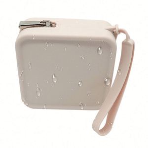 Pochette de voyage tendance à fermeture éclair, motif bonbons en silicone, pour maquillage et cosmétiques - Product Image 4