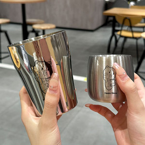 Vaso <span class=keywords><strong>de</strong></span> Agua <span class=keywords><strong>de</strong></span> Acero Inoxidable 304 para el Hogar, Adultos y Niños, Antiescaldaduras, Anticaídas, Vaso para Beber, Vaso para <span class=keywords><strong>Leche</strong></span> para Bebés <span class=keywords><strong>de</strong></span> Jardín <span class=keywords><strong>de</strong></span> Infancia - Product Image 2