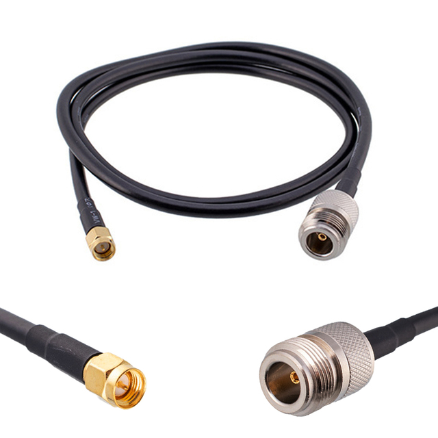 Lmr 200 50ohm 0-6000MHz Rf Coaxial Cable Sma Male to N Male for Rf Rfid Antenna