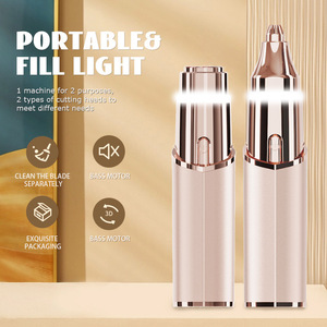 Lady Shaver Electric Rotating Disc Epilator LED <b>Light</b> IPX4 Waterproof Rechargeable Battery 2-in-1 Body Grooming Trimmer Hair - Product Image 6