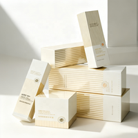 Boîte en papier couché écologique personnalisée avec logo imprimé offset pour emballage de soins de la peau, parfums, huiles essentielles et lotions