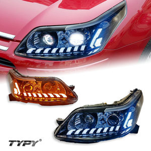 TYPY Para 2008-2011 C-Quatre, Modificación de Conjunto de Faros Delanteros, Lente Láser de 12V, Luz Diurna LED, Señal de Giro Dinámica - Product Image 5