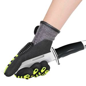 Guanti da lavoro Anti-vibrazione Anti-vibrazione per meccanico ad alta resistenza agli urti guanti da lavoro antiurto - Product Image 6