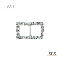 Mini Rhinestone Slider 25x15mm :230002 (Tersedia 3 Warna)
