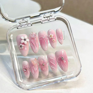 <span class=keywords><strong>Uñas</strong></span> Postizas <span class=keywords><strong>de</strong></span> Diseño Personalizado Hechas a Mano, Nueva Moda, Producto <span class=keywords><strong>de</strong></span> <span class=keywords><strong>Uñas</strong></span> <span class=keywords><strong>de</strong></span> Lujo, Tamaño XXL - Product Image 5