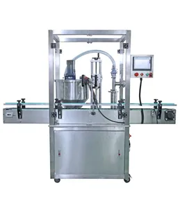 Machine de remplissage de jus de fruits à tête unique entièrement automatique avec pompe à rotor servo pour équipement de remplissage de confiture/huile/miel